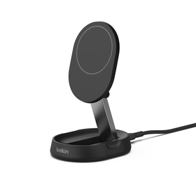 Qi2 15W 折疊式磁性無線充電座, Black, hi-res